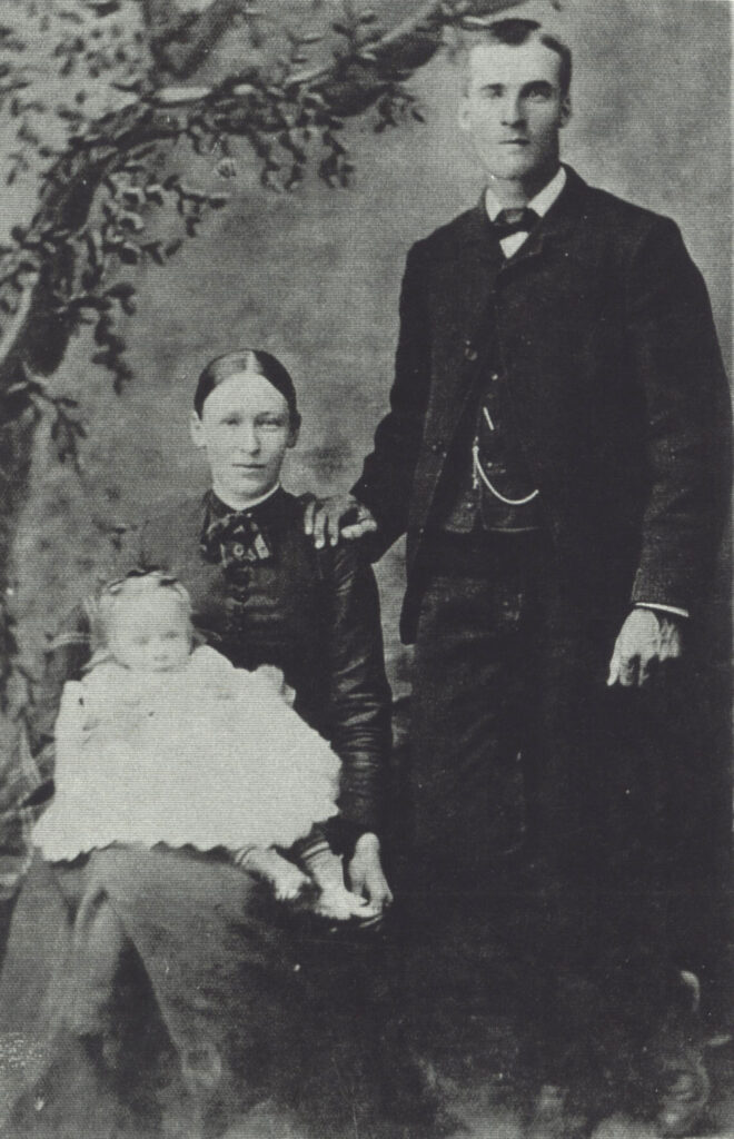 1886 Anson Bowen, Theresa, baby Ethel
